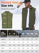Thumbnail 5 de Beheizbare Weste mit 3 Stufen Wärme, 6 Zonen ⌚