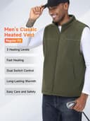 Thumbnail 6 de Beheizbare Weste mit 3 Stufen Wärme, 6 Zonen ⌚