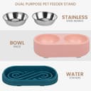 Thumbnail 2 de Belle Vous Rosa erhöhter Hundenapf 2×350 ml 🐶