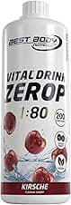 Best Body Nutrition Vital Drink ZEROP Kirsche Sirup 1.000 ml 🥤