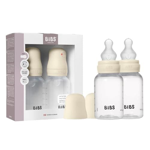 BIBS Babyflasche 150 ml Set 2 Stück langsam 0+ ⌚