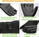 Thumbnail 1 de BIKINGMOREOK Winterhandschuhe 3M Thinsulate, wasserdicht, −30°C 🧤