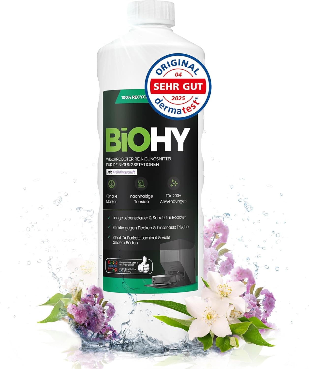 BiOHY Wischroboter Reinigungsmittel 1 l 📱