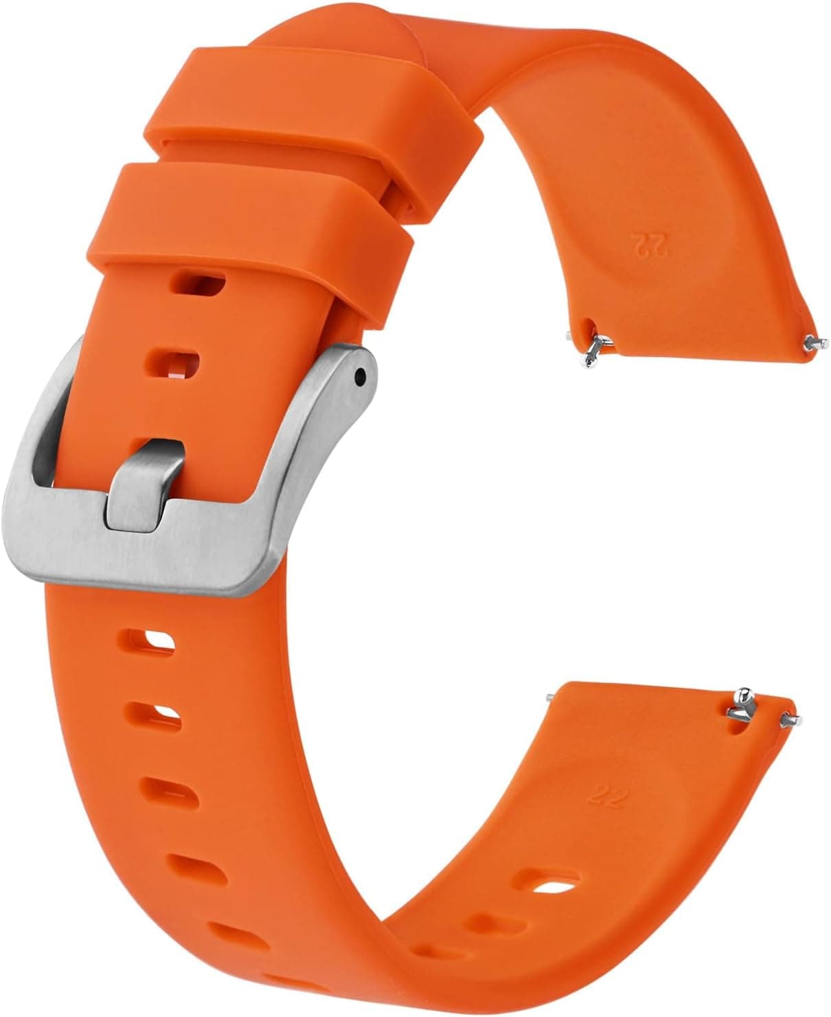 BISONSTRAP Silikon Uhrenarmband 14–22 mm ⌚