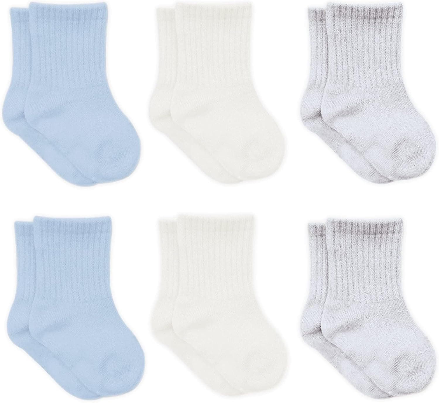 Bistyle Baumwoll-Socken 6 Paar für Neugeborene ⌚