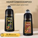 Thumbnail 1 de Black Hair Dye Shampoo 3‑in‑1 Schwarz 500 ml 🧴