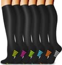 Thumbnail principal de BLONGW Kompressionsstrümpfe 6 Paar Kniestrümpfe 🧦