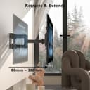 Thumbnail 4 de BONTEC TV Wandhalterung 23–70 Zoll schwenkbar neigbar 📺