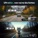 Thumbnail 1 de BOTSLAB Dashcam Auto 4K vorn+hinten mit GPS 📷