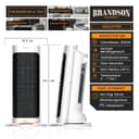 Thumbnail 1 de Brandson Heizlüfter mit Fernbedienung — Thermostat, Timer 🔥