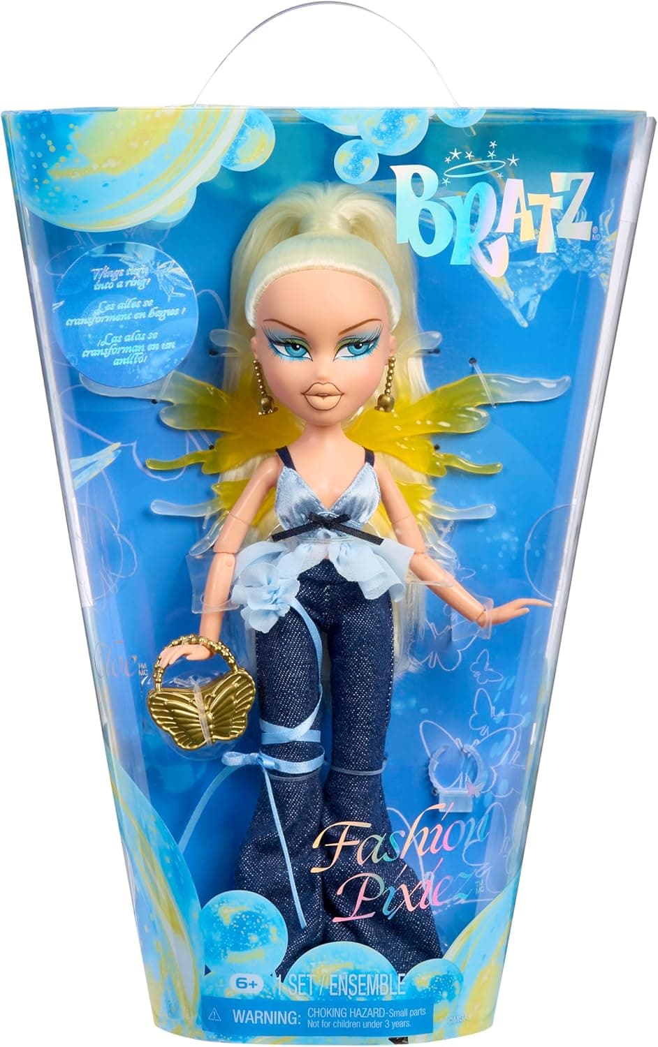 Bratz Fashion Pixiez Cloe - Fantasy-Sammelpuppe mit Mode-Ring-Verwandlung ⌚