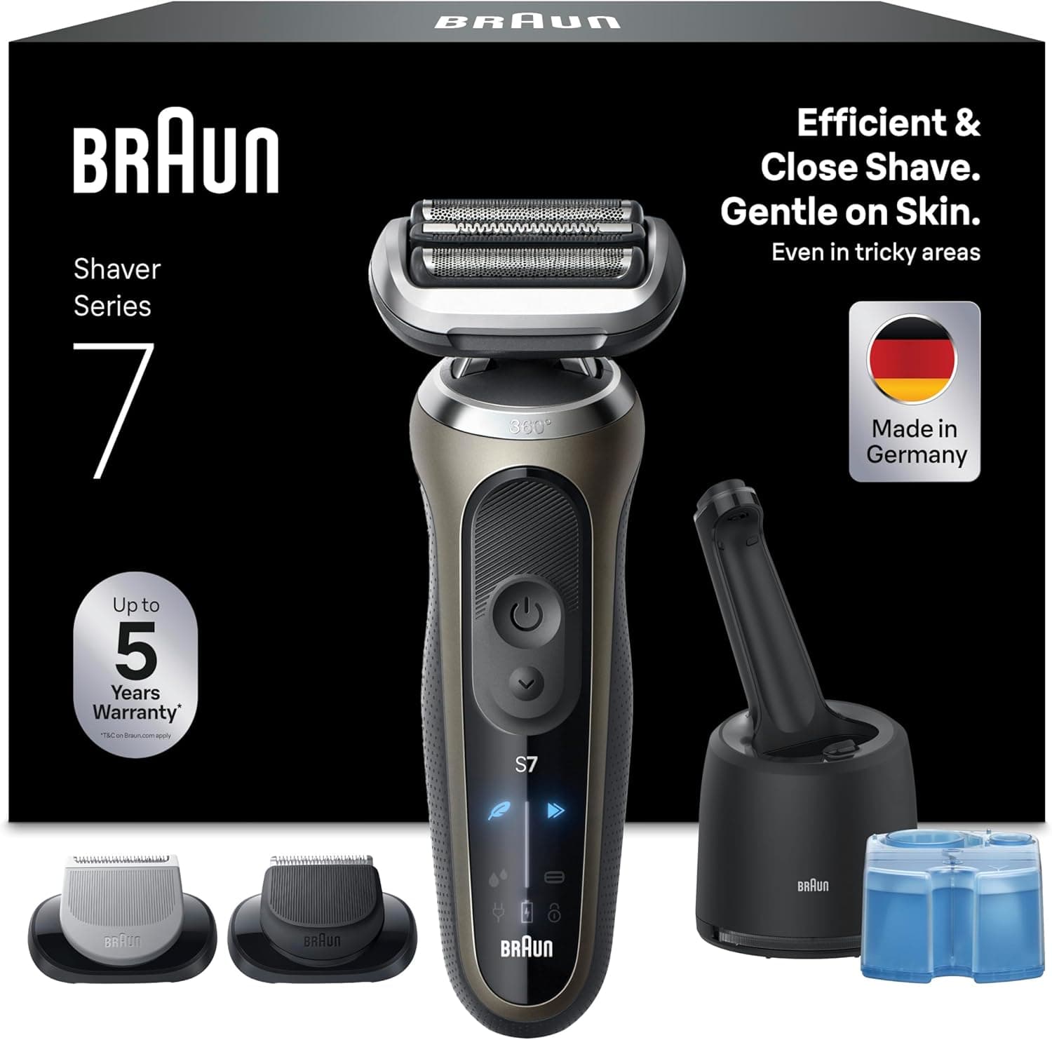 Braun Series 7 72‑C7650cc Rasierer 60 Min Akku ♂️