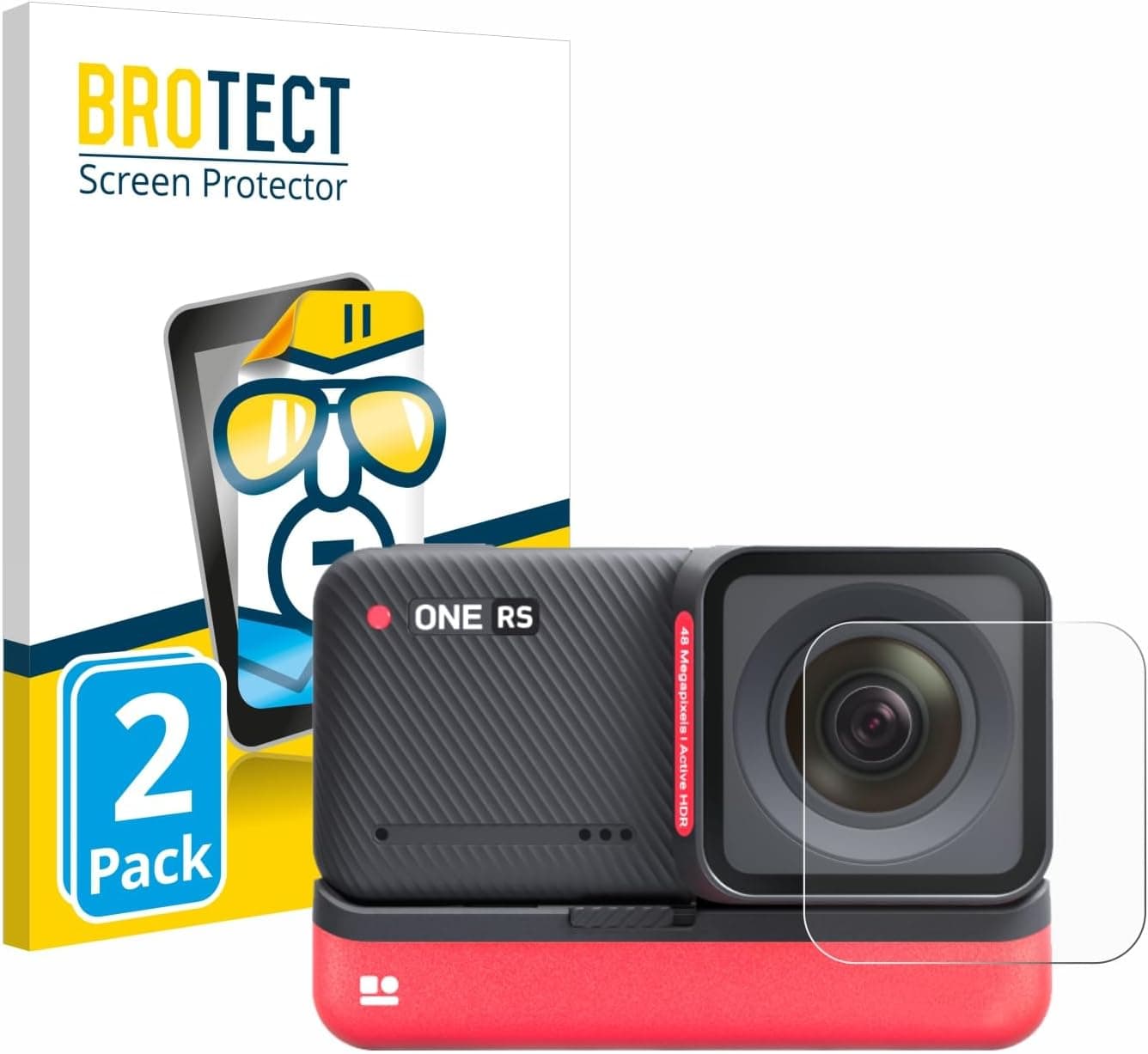 BROTECT Insta360 One RS 4K Linsenschutzfolie 2er-Pack 📷