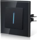 Thumbnail principal de BSEED Glas-Lichtschalter 1-fach E-Serie 86 mm ⌚