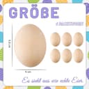 Thumbnail 2 de BTSD-home Holzeier Set 6 Stück – Deko-Eier aus Holz 🐔