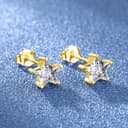 Thumbnail 6 de Cangall Ohrstecker Silber 925 Klein – Stern Ohrstecker Set 3 Paare ⌚