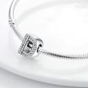 Thumbnail 1 de Charm Anhänger A-Z für Pandora Armband 925 Silber Beads ⌚
