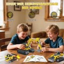 Thumbnail 4 de Charmofun 2in1 Techink Bagger Bulldozer Klemmbausteine 399 Teile 📷