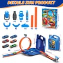 Thumbnail 4 de Charmofun Autorennbahn mit 6 Autos und Looping 🚗