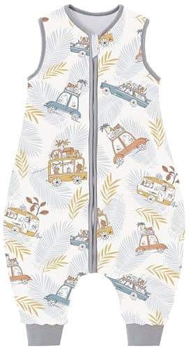 Chilsuessy Baby Schlafsack mit Füßen 2,5 Tog 🧸