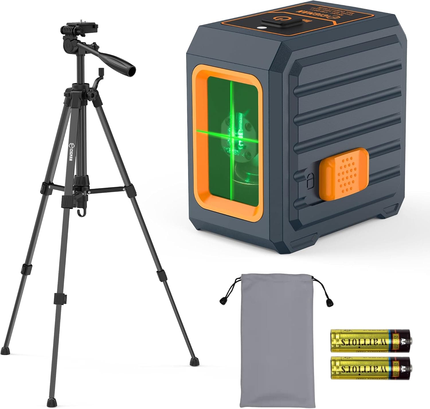 CIGMAN CM-G01T Kreuzlinienlaser 30 m mit Stativ 📷