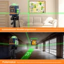 Thumbnail 2 de CIGMAN Kreuzlinienlaser CM701T 360° Grün ⌚