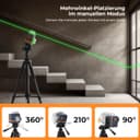 Thumbnail 3 de CIGMAN Kreuzlinienlaser CM701T 360° Grün ⌚