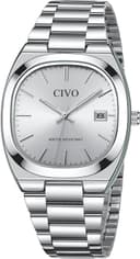 Thumbnail 2 de CIVO Klassische Herrenarmbanduhr – Edelstahl, Datum ⌚