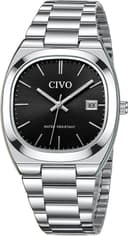 Thumbnail 3 de CIVO Klassische Herrenarmbanduhr – Edelstahl, Datum ⌚