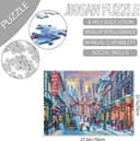 Thumbnail 5 de CLMCL Weihnachtsstraße Puzzle 1000 Teile 🎄