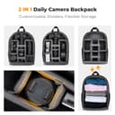 Thumbnail 5 de K&F CONCEPT Kamerarucksack Fotorucksack mit Regenschutz 🎒