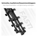 Thumbnail 6 de K&F CONCEPT S255A3+BV01 Reisestativ 190 cm 📷