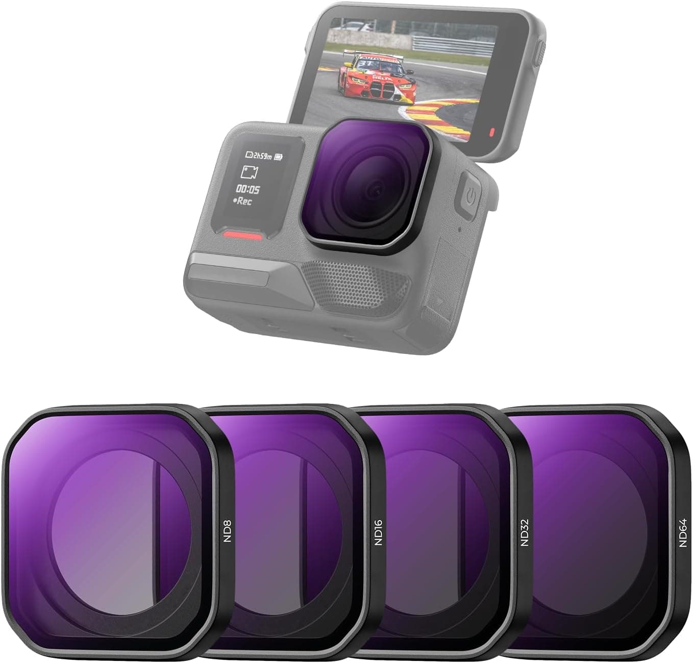 K&F CONCEPT Schraubfilter-Kit ND8/16/32/64 📷