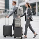 Thumbnail 6 de COOLIFE Handgepäck Koffer 55X40X20cm und Kabinen-Rucksack 20L ⌚