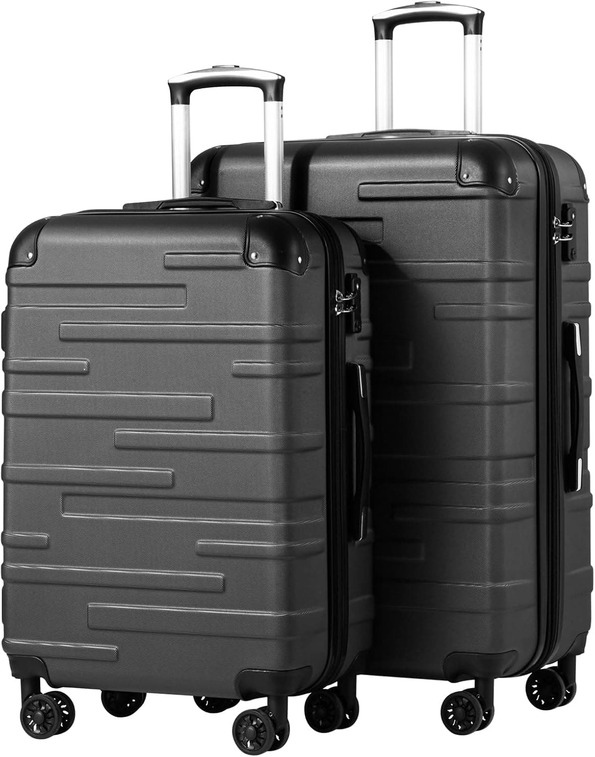 COOLIFE Hartschalen-Koffer erweiterbar, TSA-Schloss 🧳