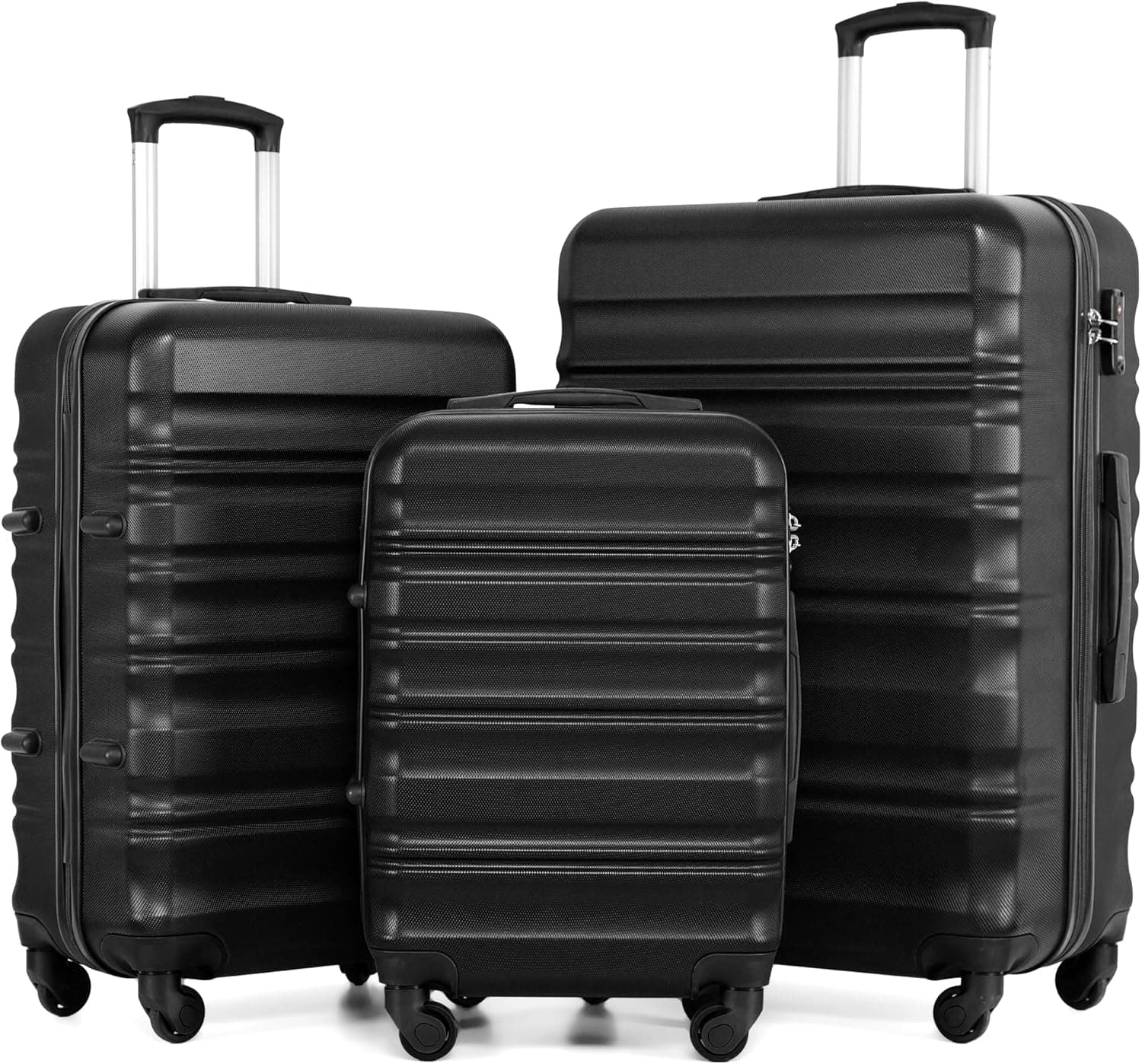 COOLIFE Hartschalen-Trolley mit TSA-Schloss 4 Rollen 📦