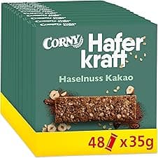 Corny Haferkraft Haselnuss Kakao 48×35 g Riegel 🍫