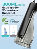 Thumbnail 5 de COSLUS Munddusche kabellos 10 Stufen, IPX7 Wasserdicht 🚿