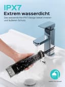 Thumbnail 6 de COSLUS Munddusche kabellos 10 Stufen, IPX7 Wasserdicht 🚿