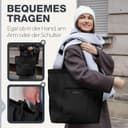 Thumbnail 3 de COTTARA Einkaufstasche groß 40L Shopper schwarz 🛍️