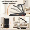 Thumbnail 2 de CURSOR Laufband 15% Steigung, 12 km/h, 136 kg Belastung 📺