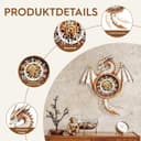 Thumbnail 2 de Cutywood Drachen Holzpuzzle Uhr mechanisch ⌚