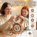 Thumbnail 3 de Cutywood Drachen Holzpuzzle Uhr mechanisch ⌚