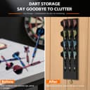 Thumbnail 3 de CyeeLife Dart Halter aus Holz für 12 Darts 🎯