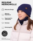 Thumbnail 5 de DANISH ENDURANCE Merino Kindermütze mit Fleece Beanie Kinder ⌚