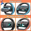 Thumbnail 5 de Deruitu Lenkräder 2er‑Pack für Nintendo Switch 📱