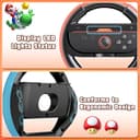 Thumbnail 6 de Deruitu Lenkräder 2er‑Pack für Nintendo Switch 📱