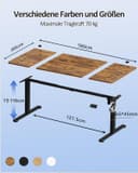 Thumbnail 1 de Devoko elektrisch höhenverstellbarer Schreibtisch 180×80 cm 🪑