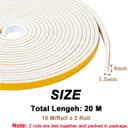 Thumbnail 1 de Dichtungsband 6 mm x 1,5 mm 20 m selbstklebend 🧰