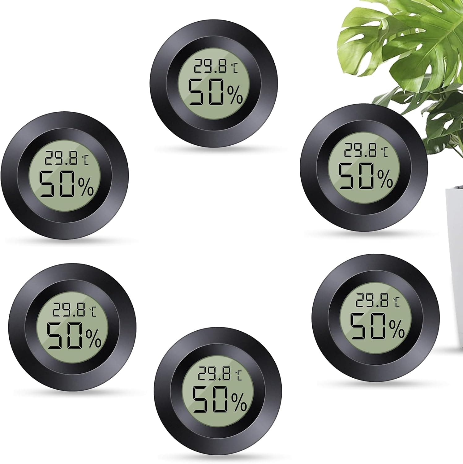 Dictien Mini Hygrometer Digital 6er-Set 🎛️